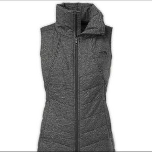 The North Face Women's Heather Gray Quilted Vest
